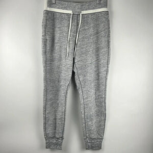 Lululemon Marled Tie Elastic Waist Zippered Pockets Joggers High Waisted Size 12